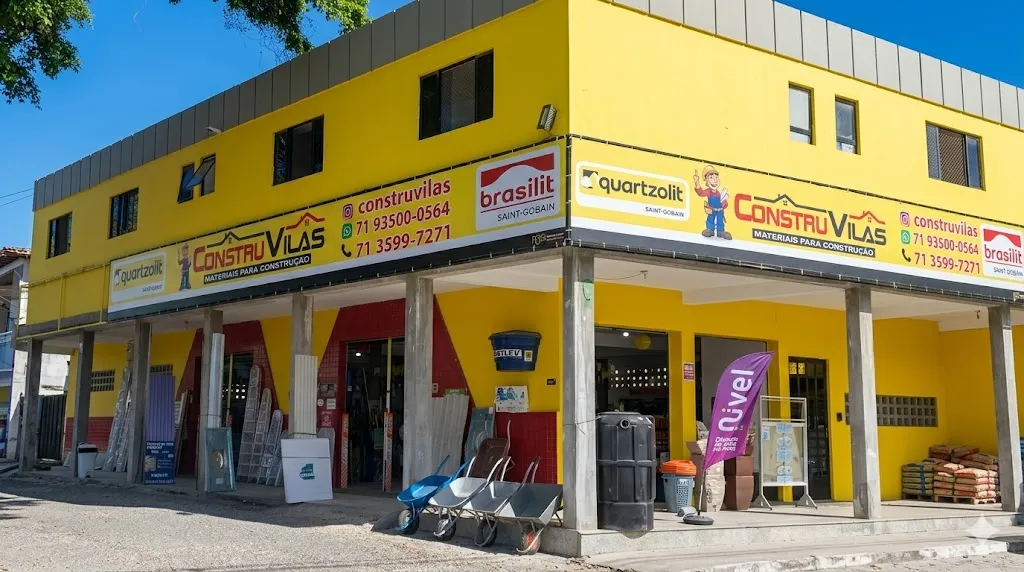 Materiais de Construção em Lauro de Freitas — ConstruVilas, depósito de materiais de construção
